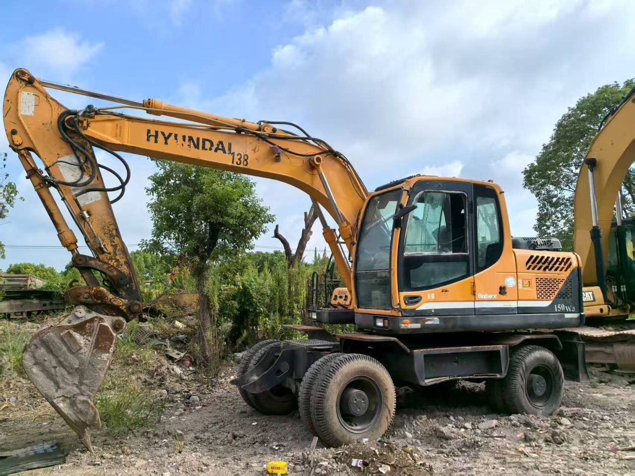 2020 Hyundai Robex 150W-9 Wheeled Excavator for sale at Omega Machines in Qingdao, China